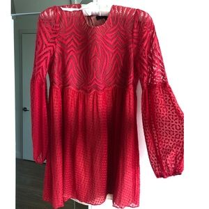 BCBGMaxazria Mini Dolly Flare Dress